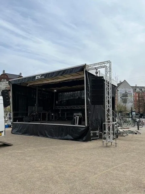 STC mobilscene opstilling